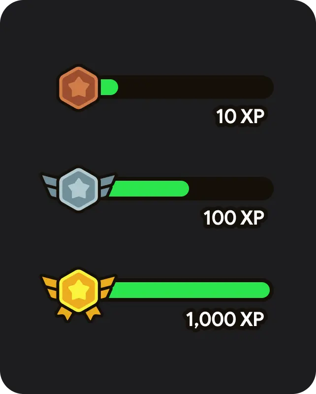 Level-up XP settings