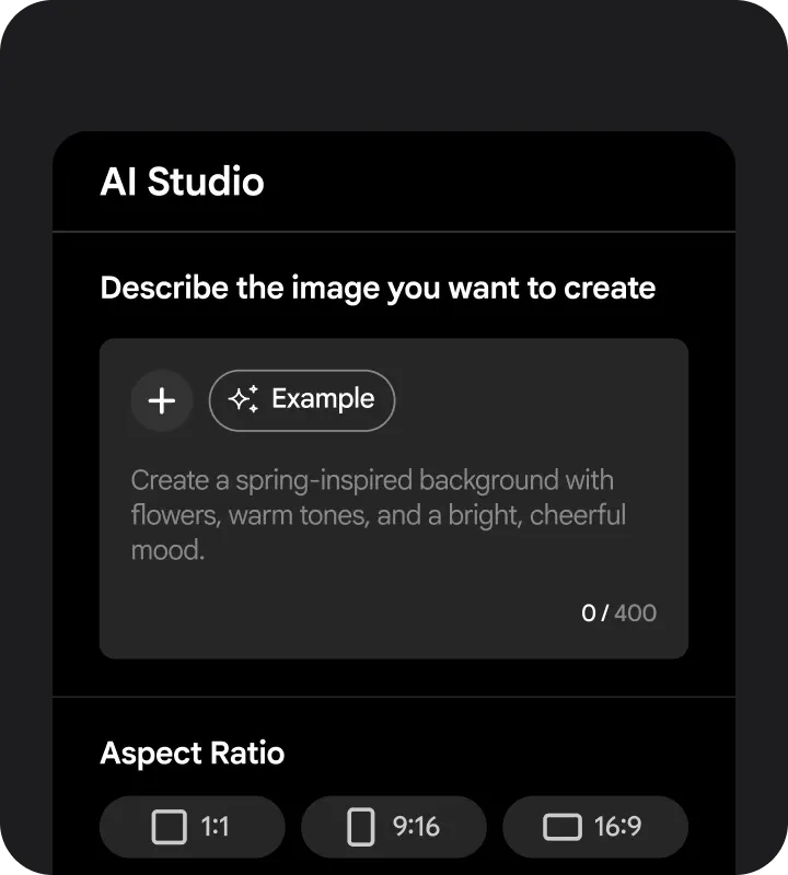 AI image generation.