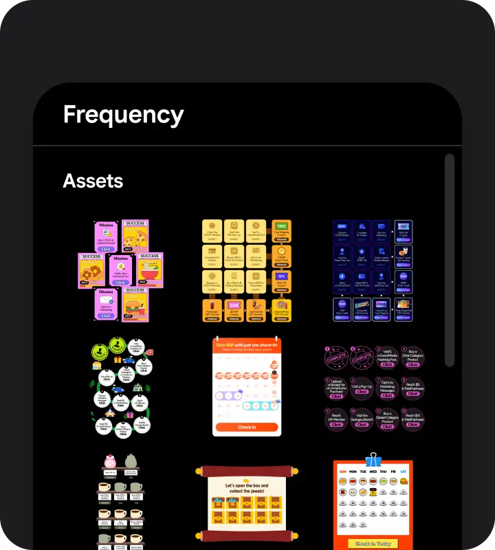 Rich asset offerings.