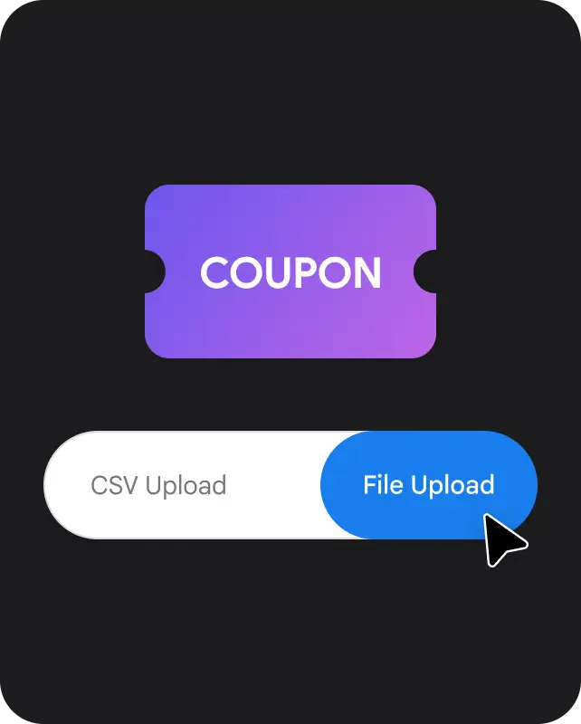 Coupon settings.