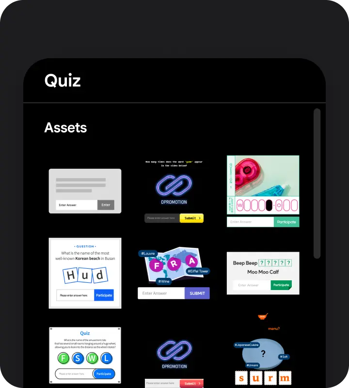 Rich template library.