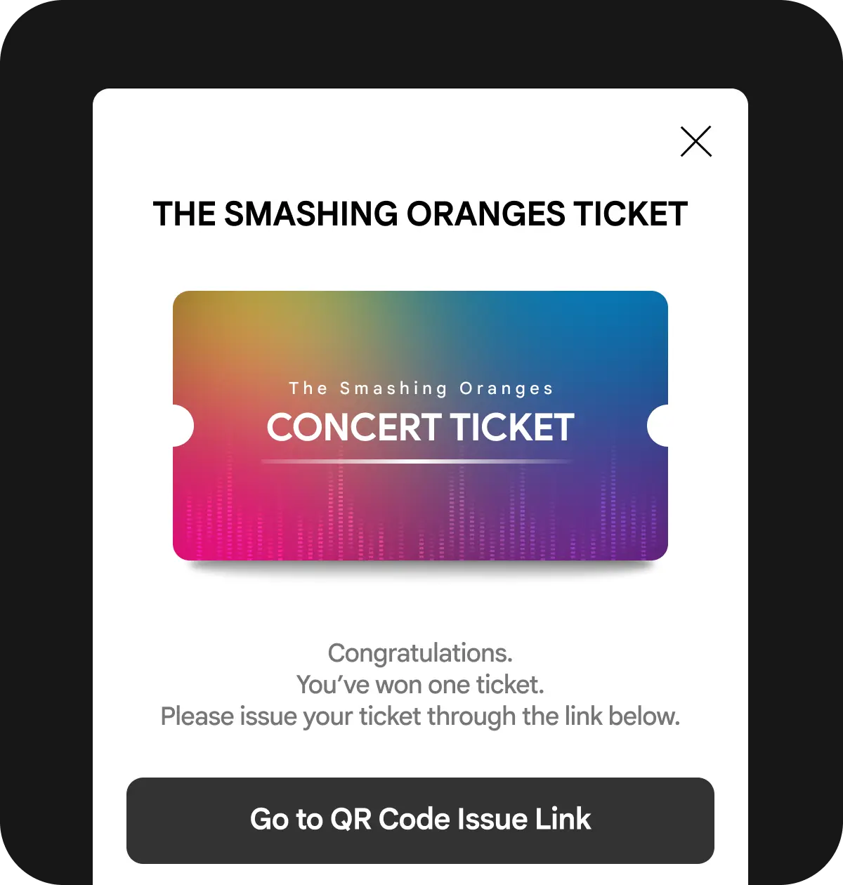 Dynamic QR code image